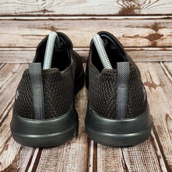 SKECHERS Go Walk Women's 10 Black Mesh Slip-On Flat Comfort Shoes 15600 EUC - Picture 3 of 9